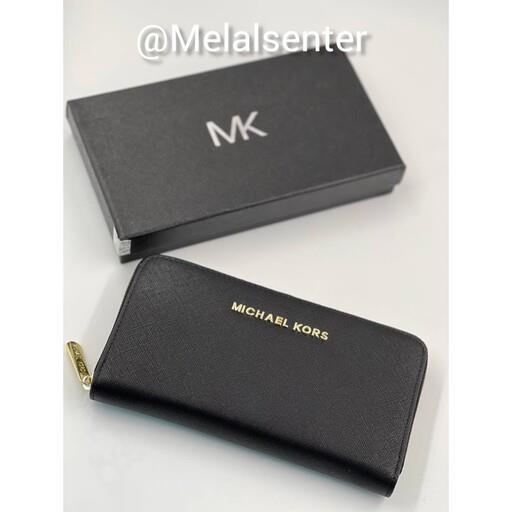 کیف پول چرم طبیعی مایکل کورس مدل m11